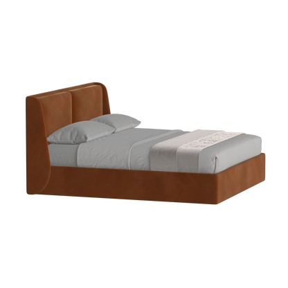 Ruby Upholstered Double Bed in Premium Fabric