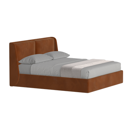 Ruby Upholstered Double Bed in Premium Fabric