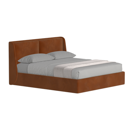Ruby Upholstered Double Bed in Premium Fabric
