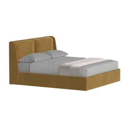 Ruby Upholstered Double Bed in Premium Fabric