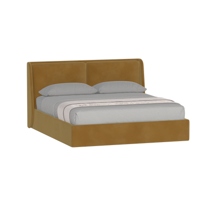Ruby Upholstered Double Bed in Premium Fabric