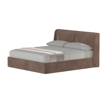 Ruby Upholstered Double Bed in Premium Fabric