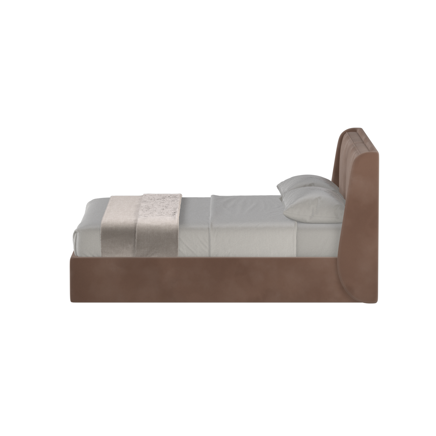Ruby Upholstered Double Bed in Premium Fabric