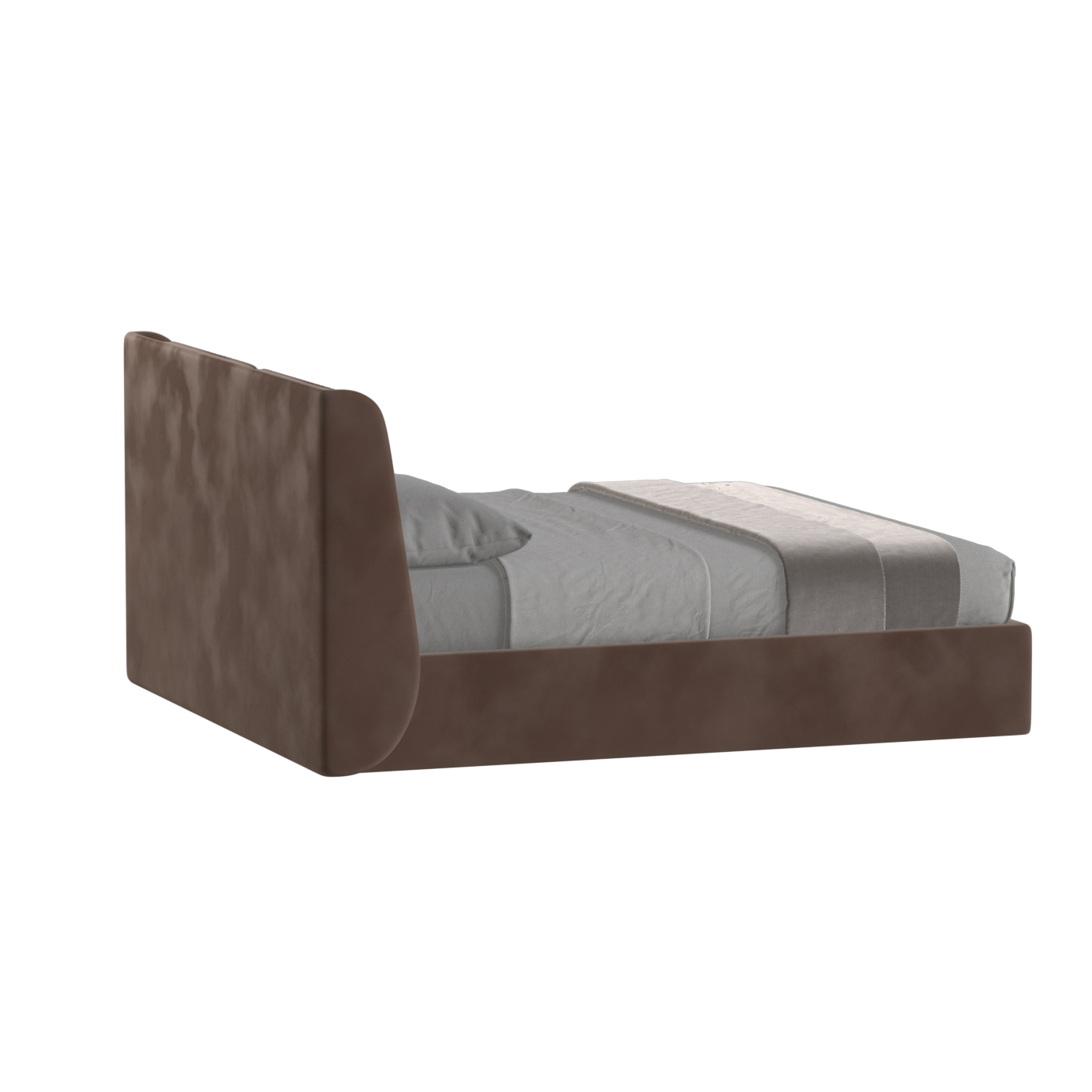 Ruby Upholstered Double Bed in Premium Fabric