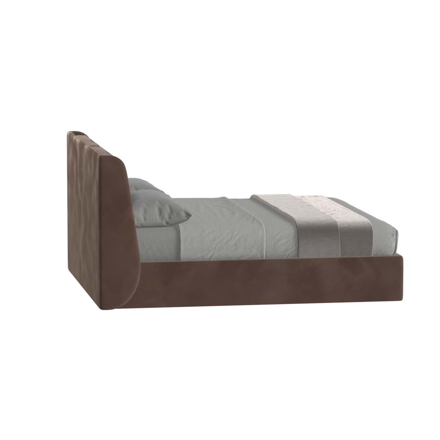 Ruby Upholstered Double Bed in Premium Fabric