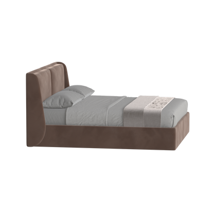 Ruby Upholstered Double Bed in Premium Fabric