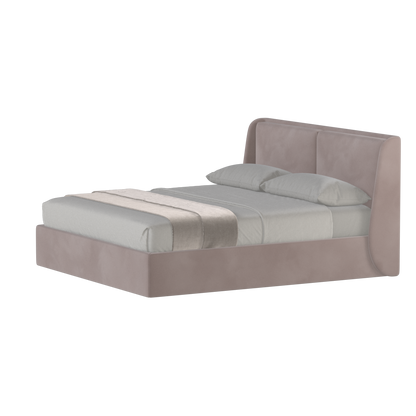 Ruby Upholstered Double Bed in Premium Fabric