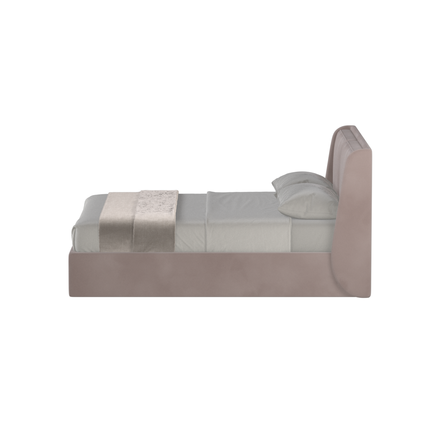 Ruby Upholstered Double Bed in Premium Fabric