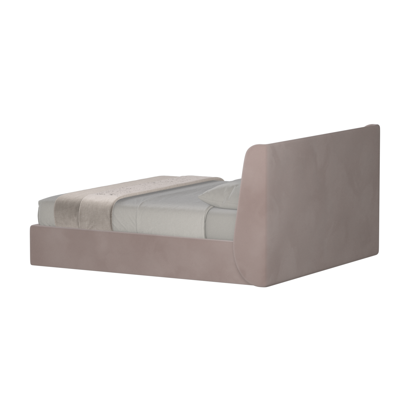 Ruby Upholstered Double Bed in Premium Fabric