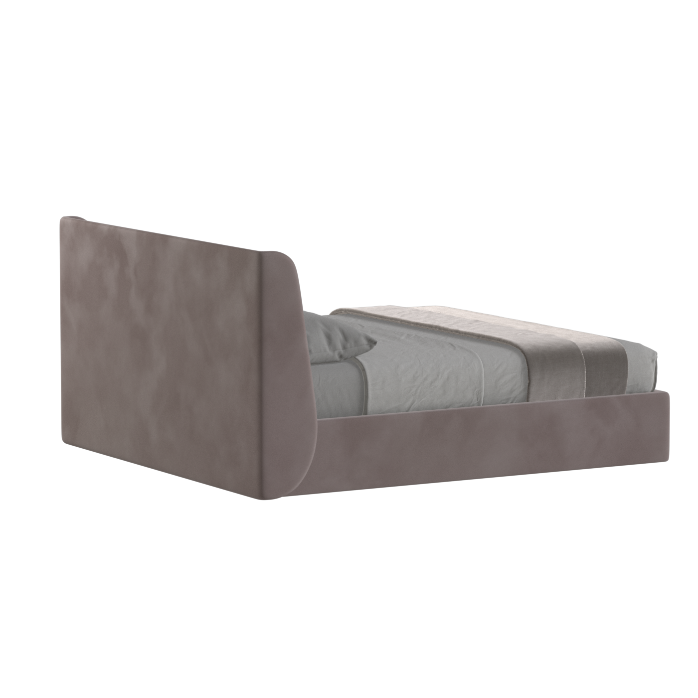 Ruby Upholstered Double Bed in Premium Fabric