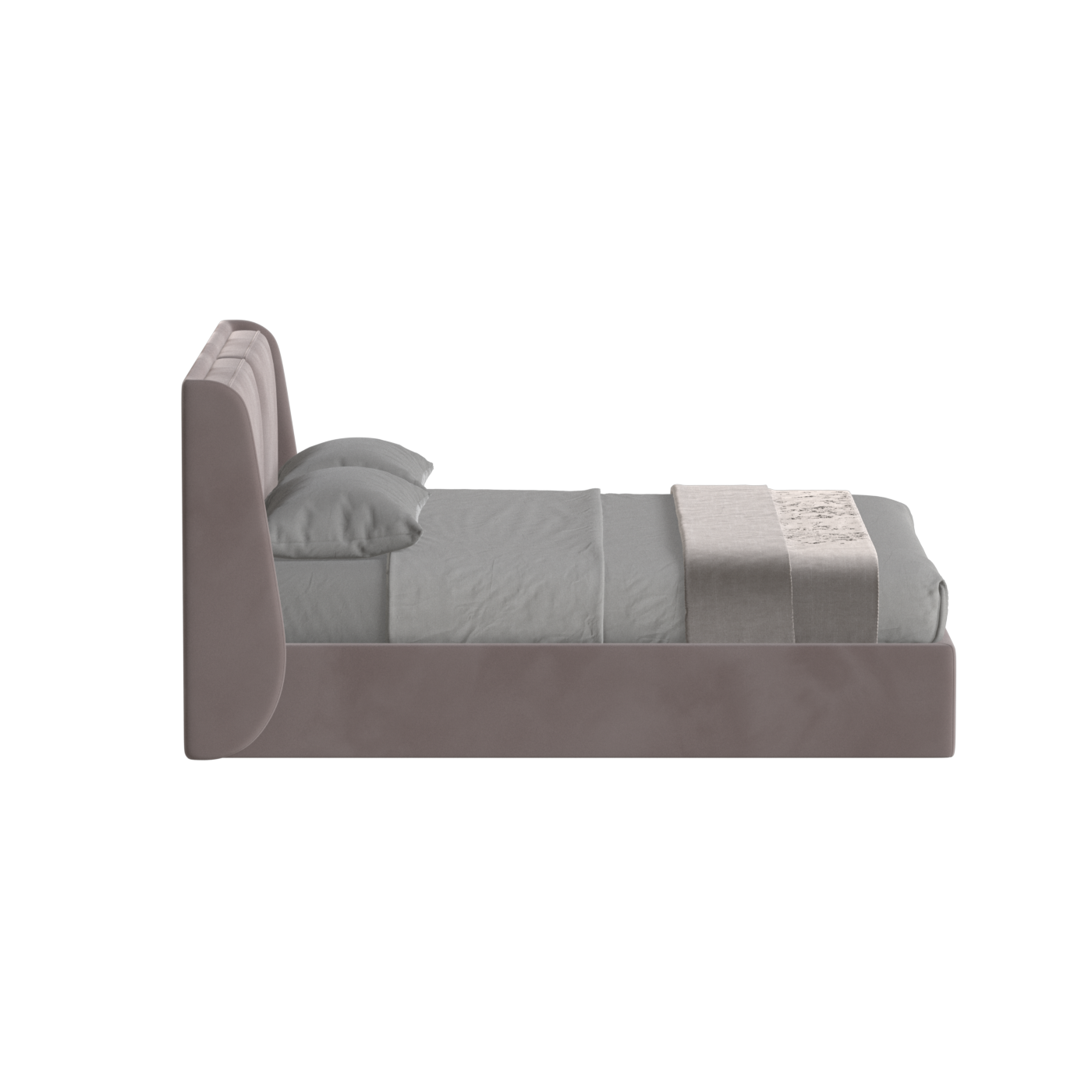 Ruby Upholstered Double Bed in Premium Fabric