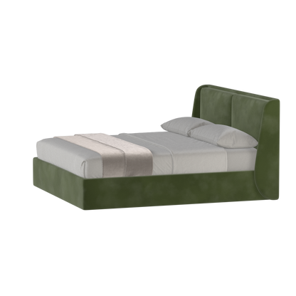 Ruby Upholstered Double Bed in Premium Fabric