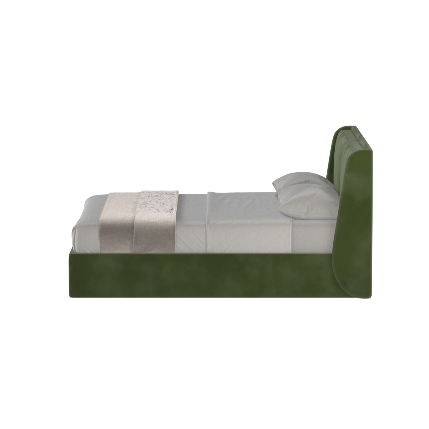 Ruby Upholstered Double Bed in Premium Fabric