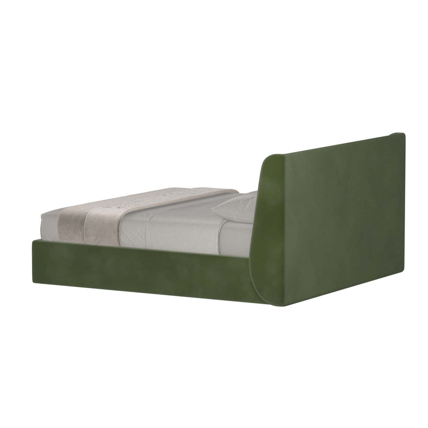 Ruby Upholstered Double Bed in Premium Fabric