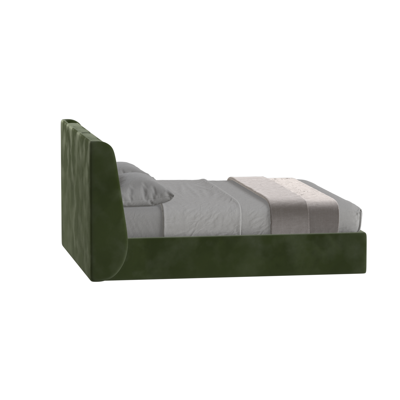 Ruby Upholstered Double Bed in Premium Fabric