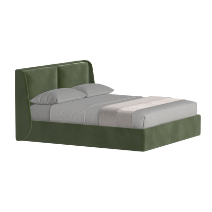 Ruby Upholstered Double Bed in Premium Fabric