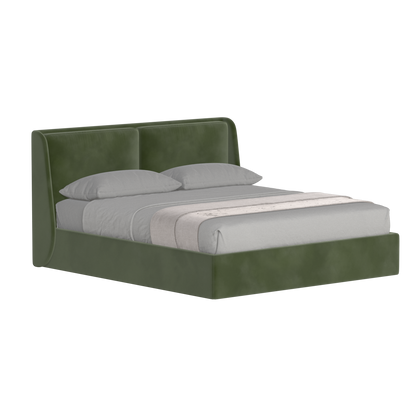 Ruby Upholstered Double Bed in Premium Fabric