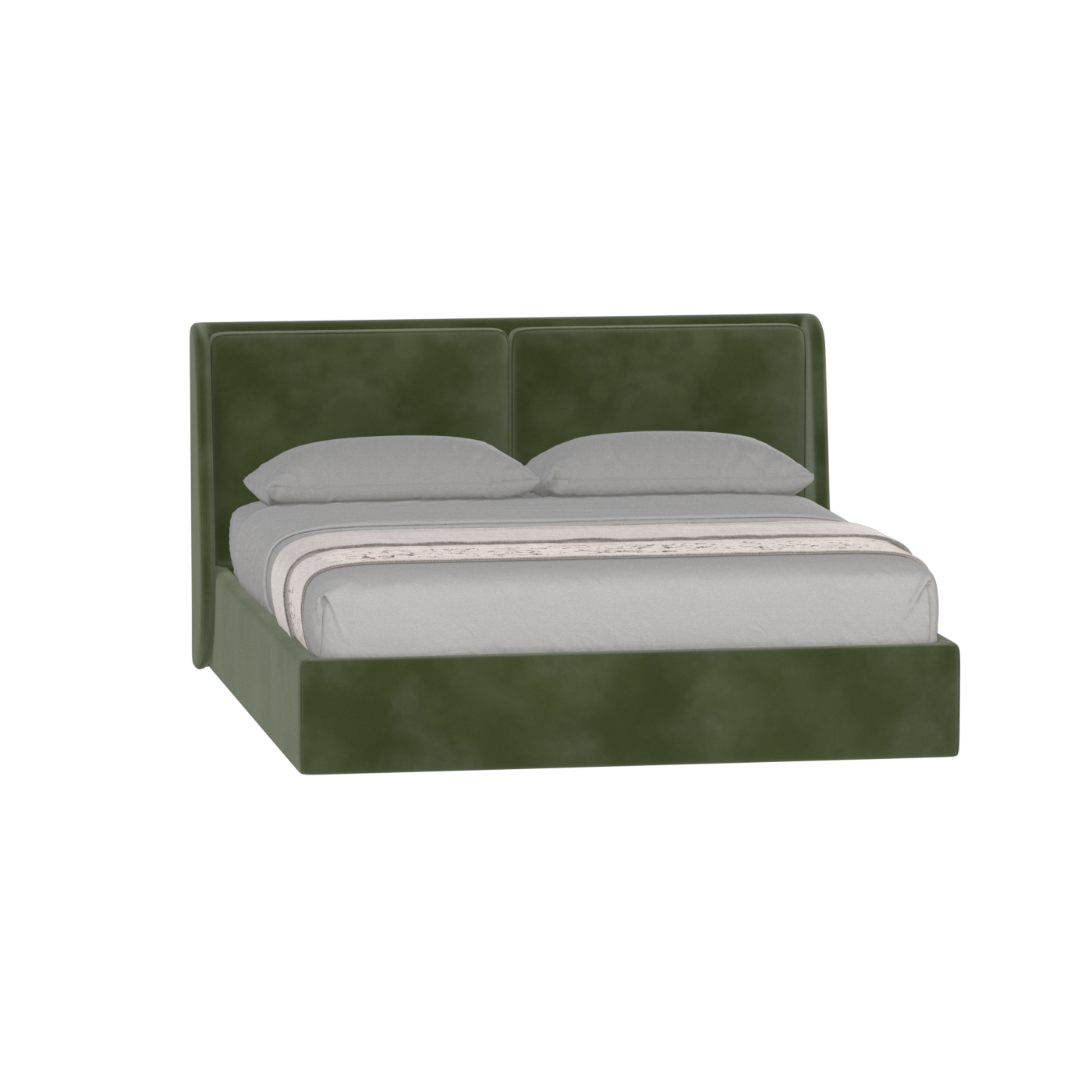 Ruby Upholstered Double Bed in Premium Fabric