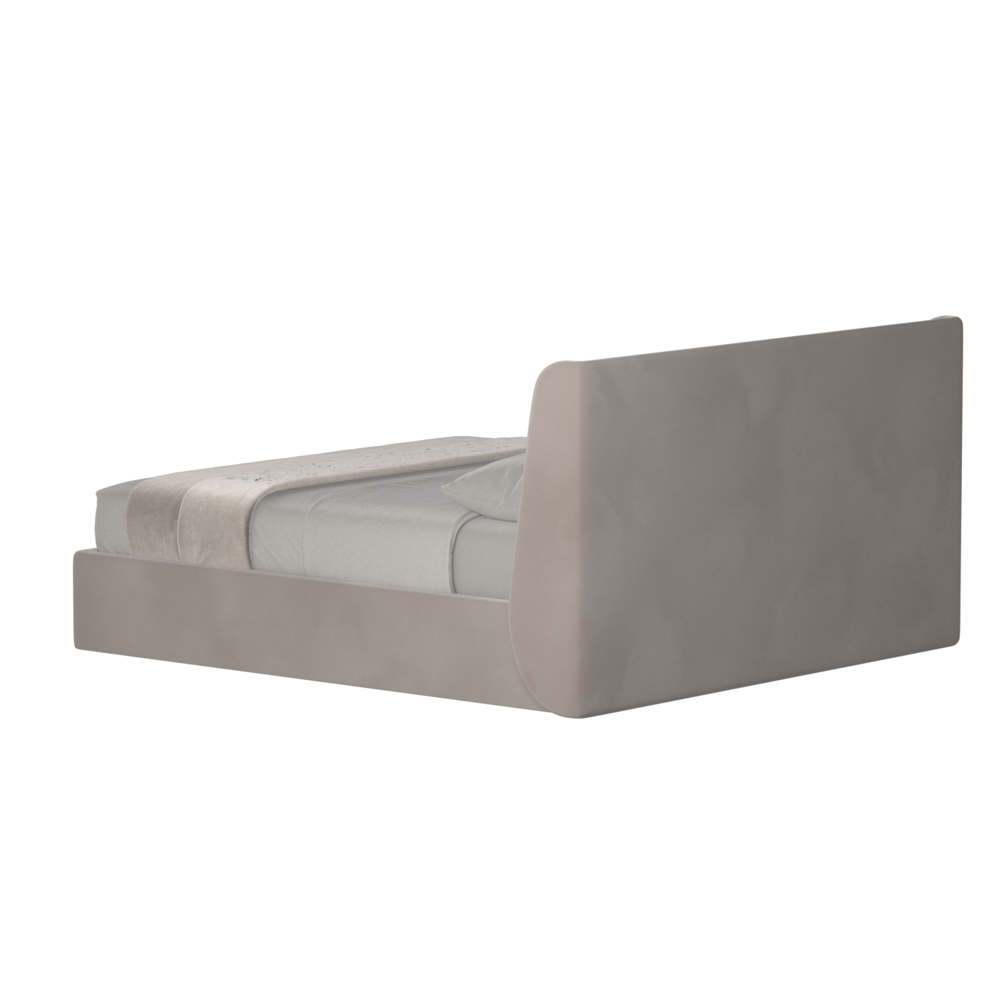 Ruby Upholstered Double Bed in Premium Fabric