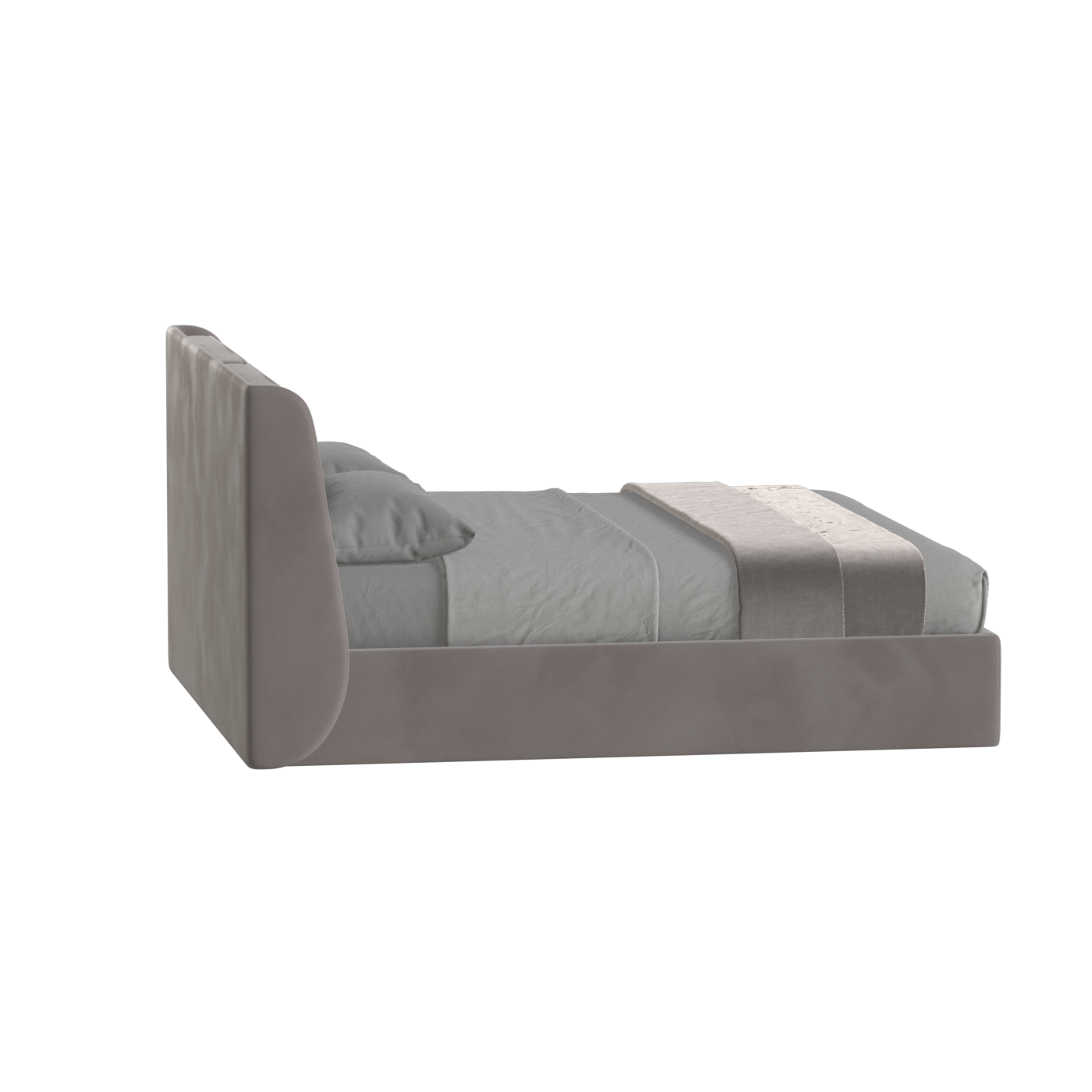 Ruby Upholstered Double Bed in Premium Fabric