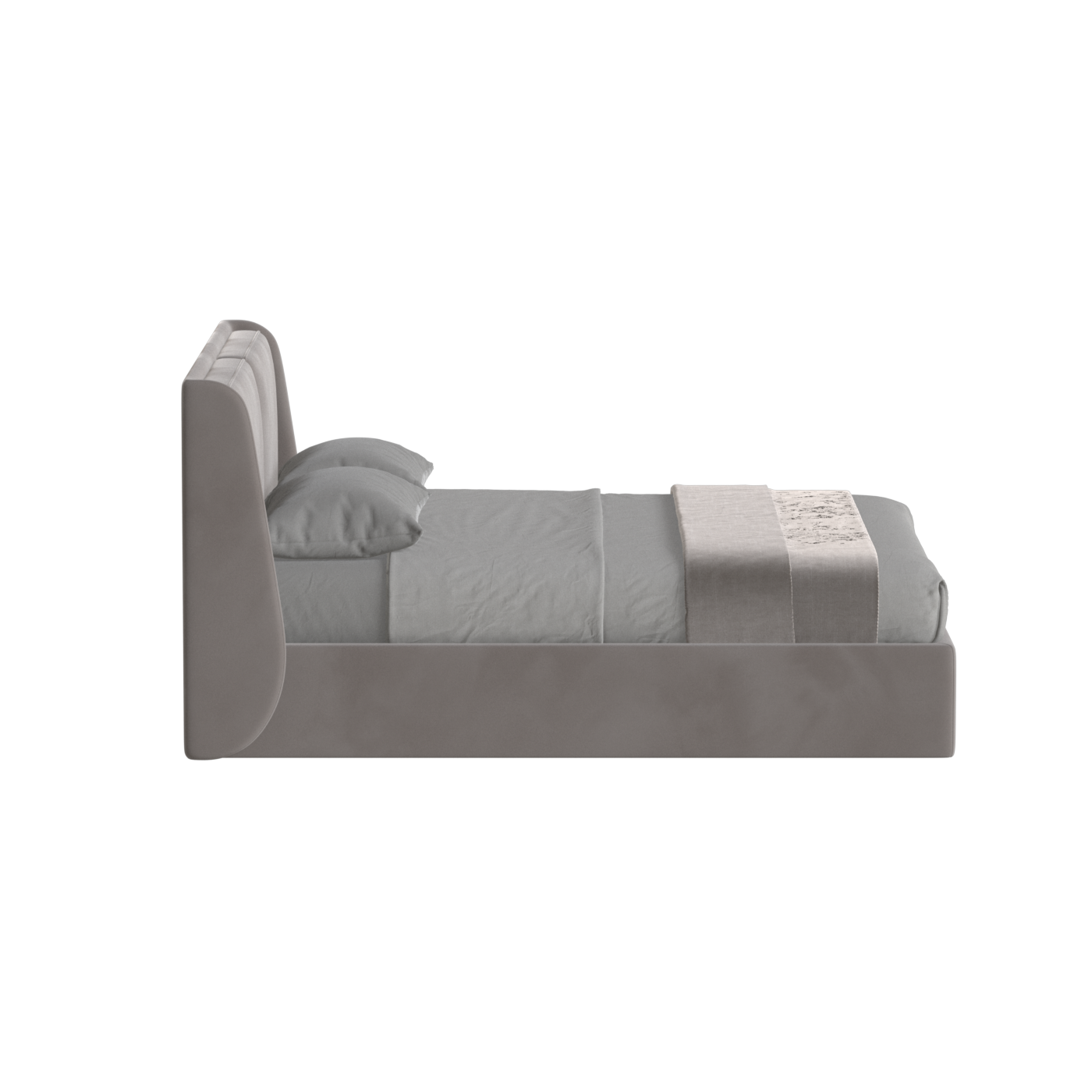 Ruby Upholstered Double Bed in Premium Fabric