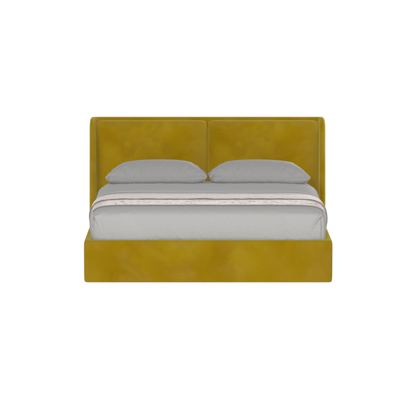 Ruby Upholstered Double Bed in Premium Fabric