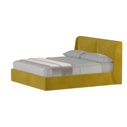 Ruby Upholstered Double Bed in Premium Fabric