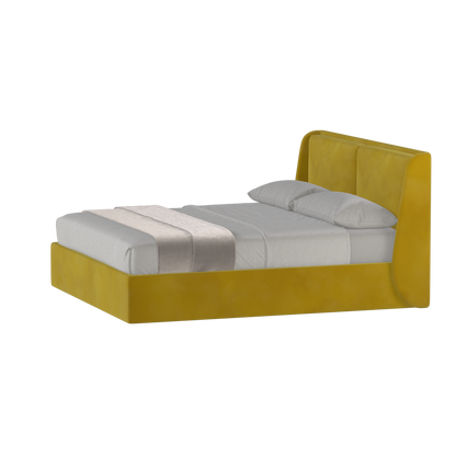 Ruby Upholstered Double Bed in Premium Fabric