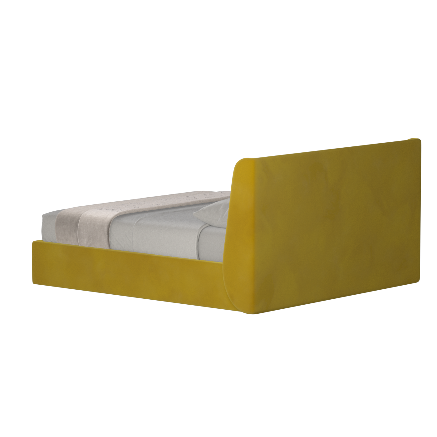 Ruby Upholstered Double Bed in Premium Fabric