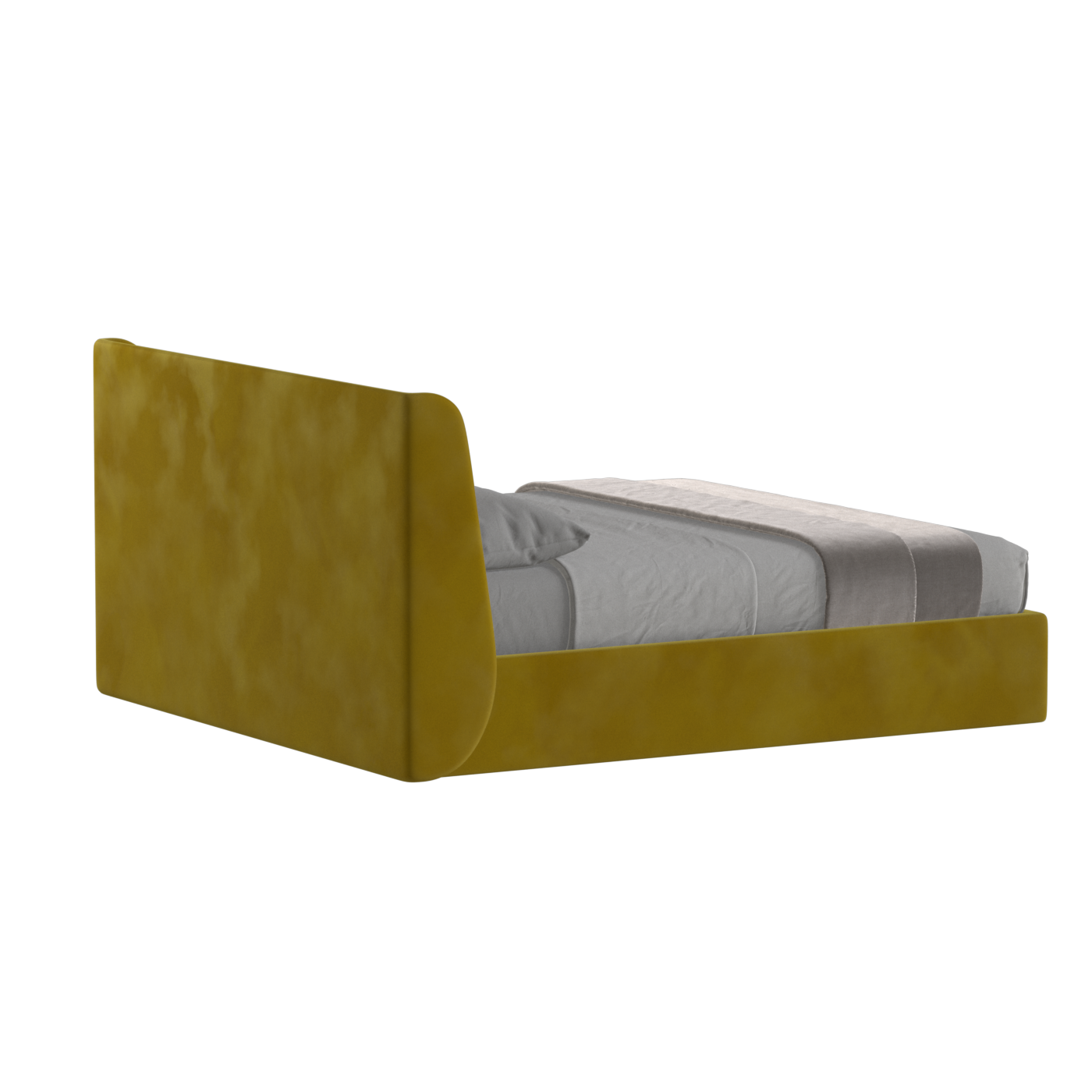 Ruby Upholstered Double Bed in Premium Fabric