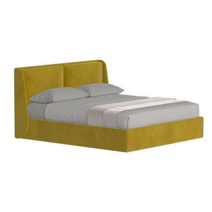 Ruby Upholstered Double Bed in Premium Fabric