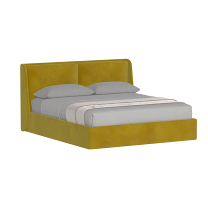 Ruby Upholstered Double Bed in Premium Fabric