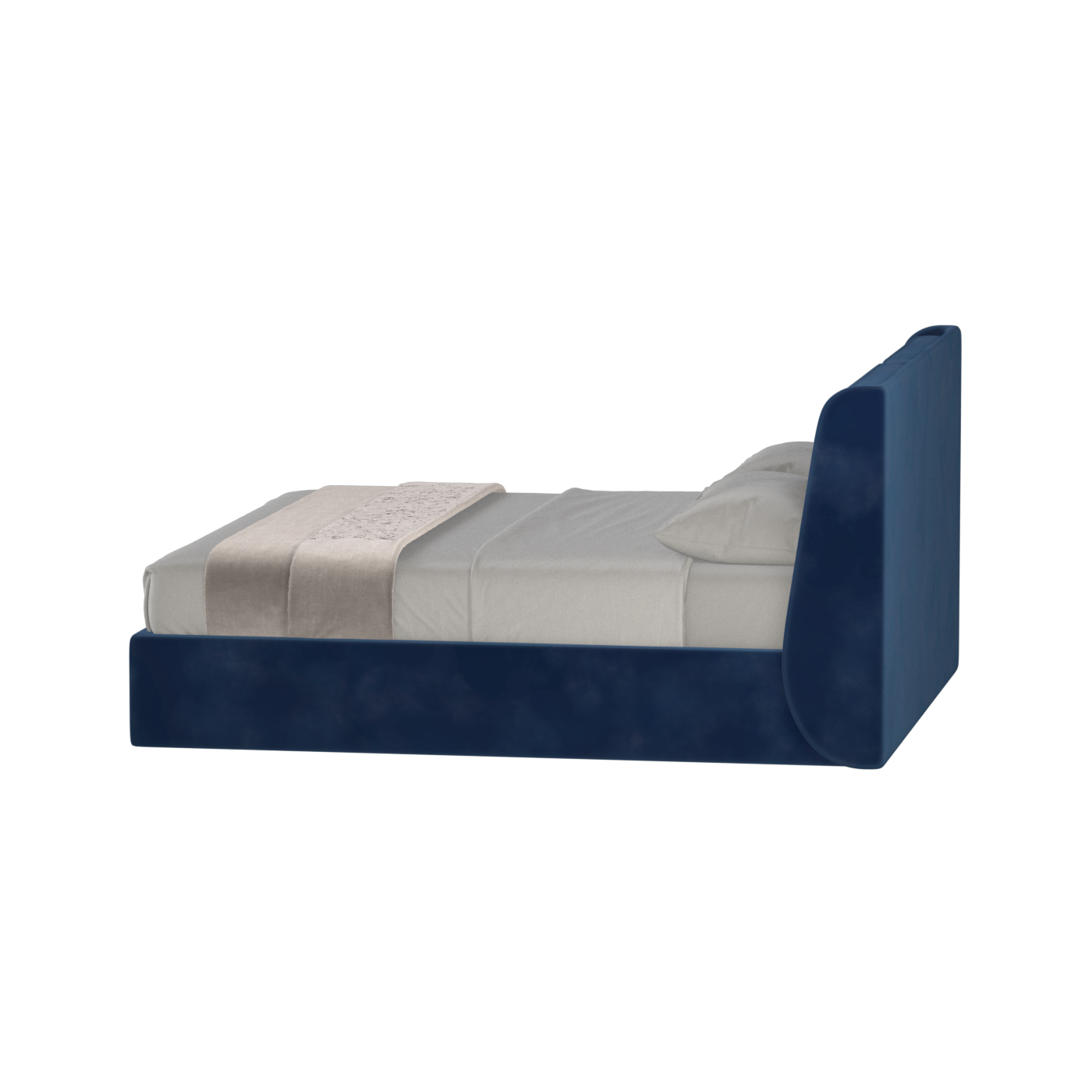 Ruby Upholstered Double Bed in Premium Fabric