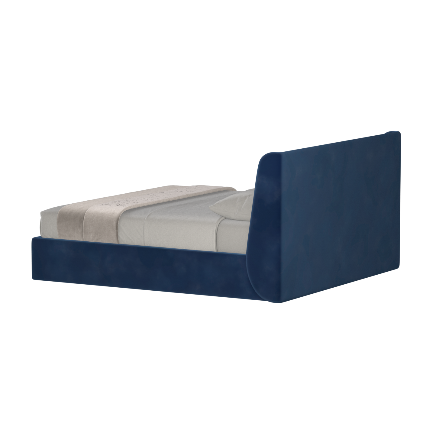 Ruby Upholstered Double Bed in Premium Fabric