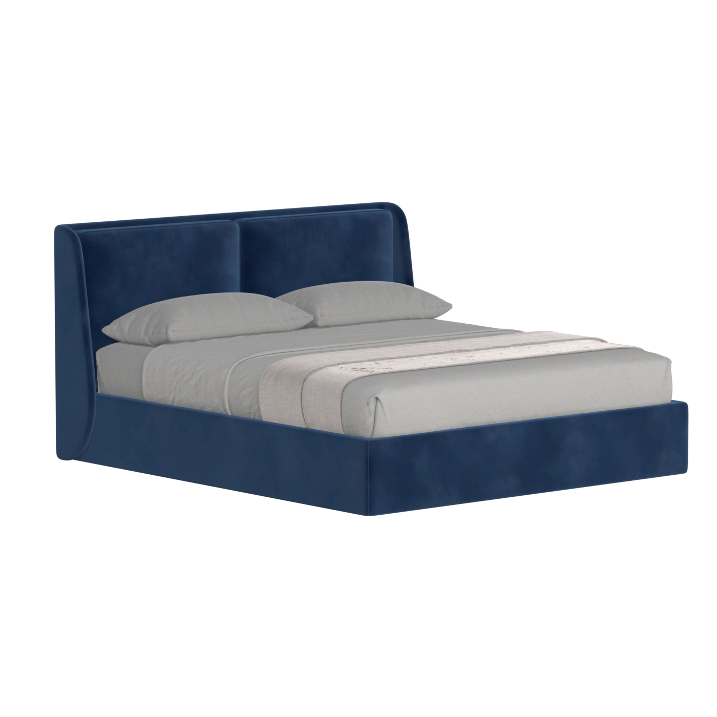 Ruby Upholstered Double Bed in Premium Fabric
