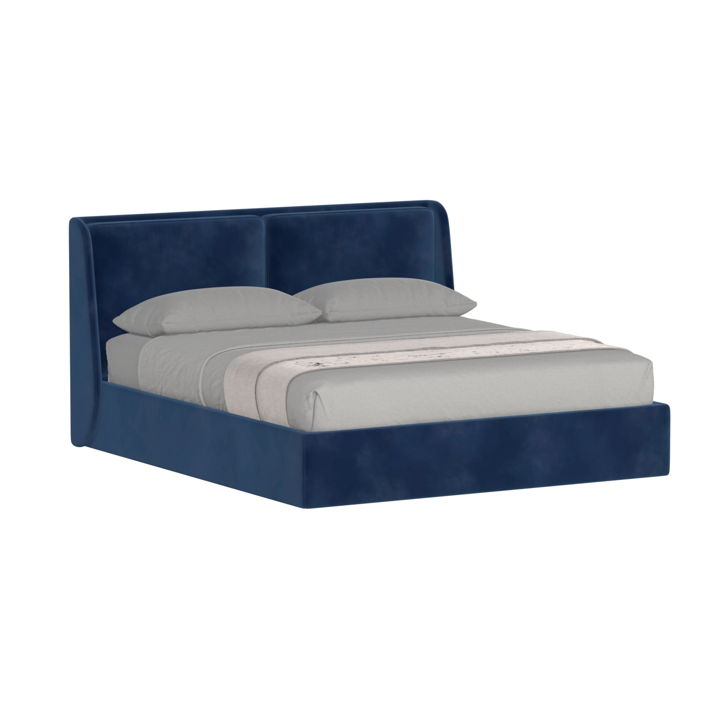 Ruby Upholstered Double Bed in Premium Fabric