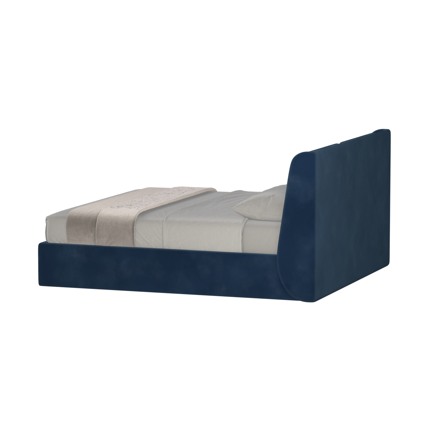 Ruby Upholstered Double Bed in Premium Fabric