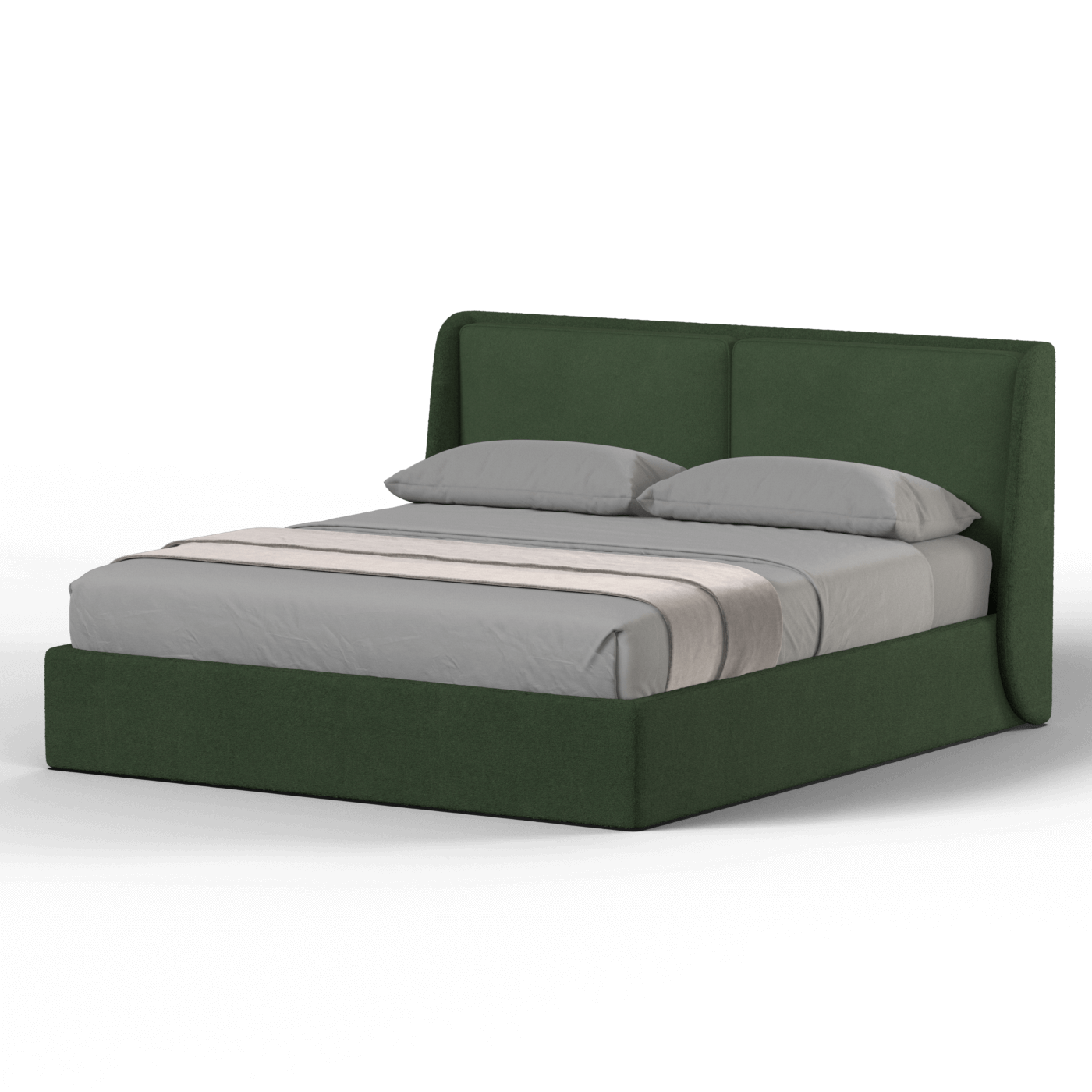 Ruby Upholstered Double Bed in Premium Fabric