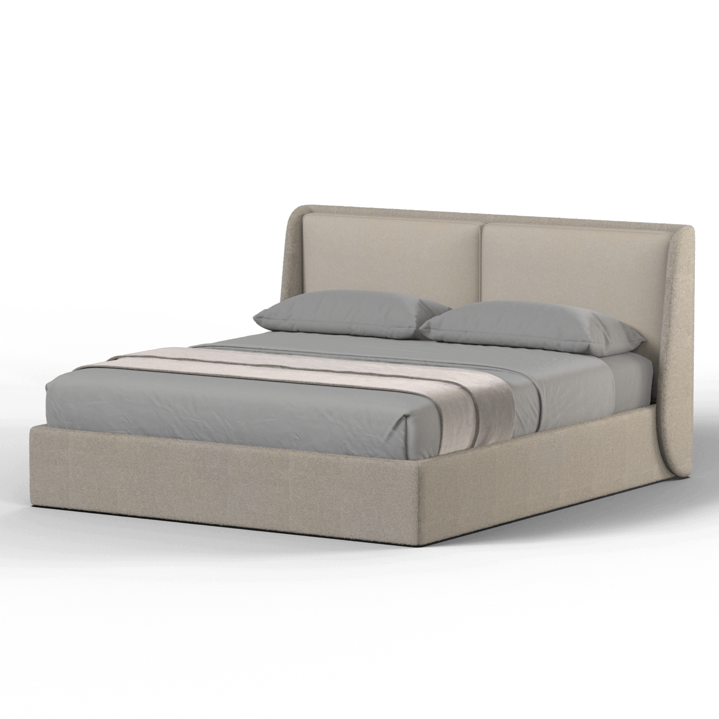 Ruby soft headboard bed