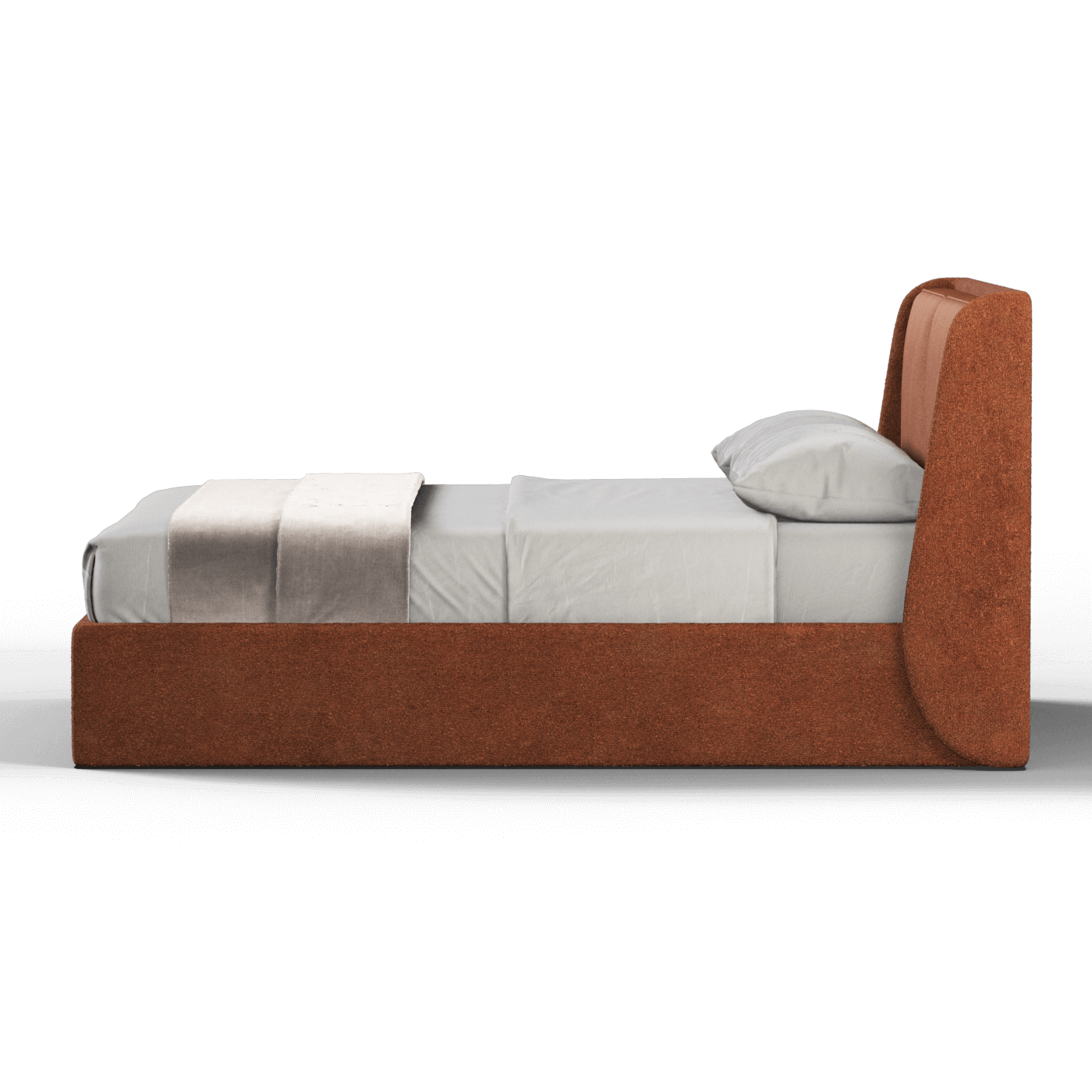 Ruby Upholstered Double Bed in Premium Fabric