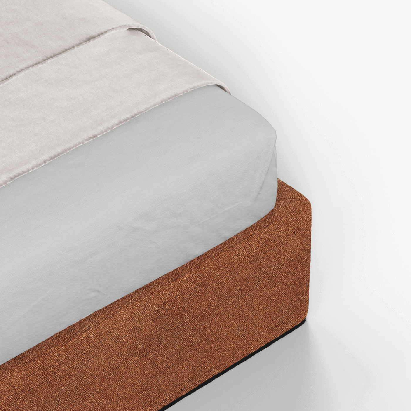 Ruby Upholstered Double Bed in Premium Fabric
