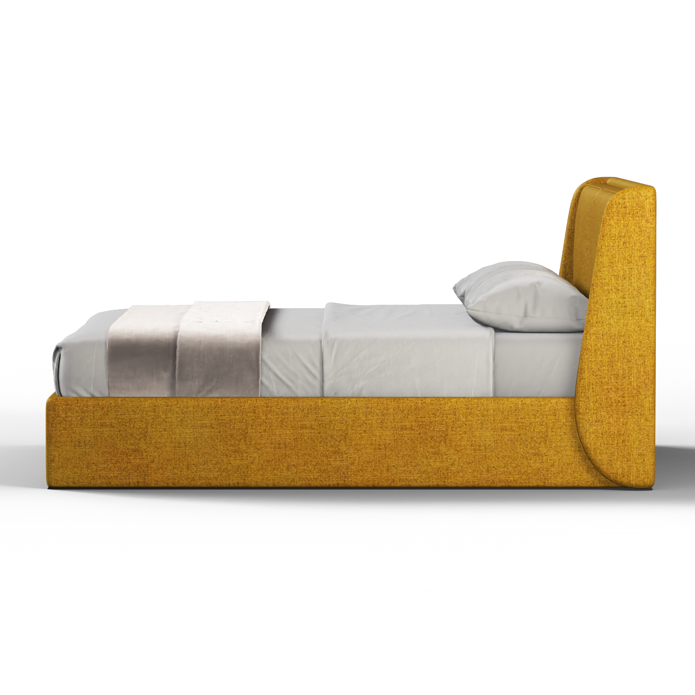 Ruby Upholstered Double Bed in Premium Fabric