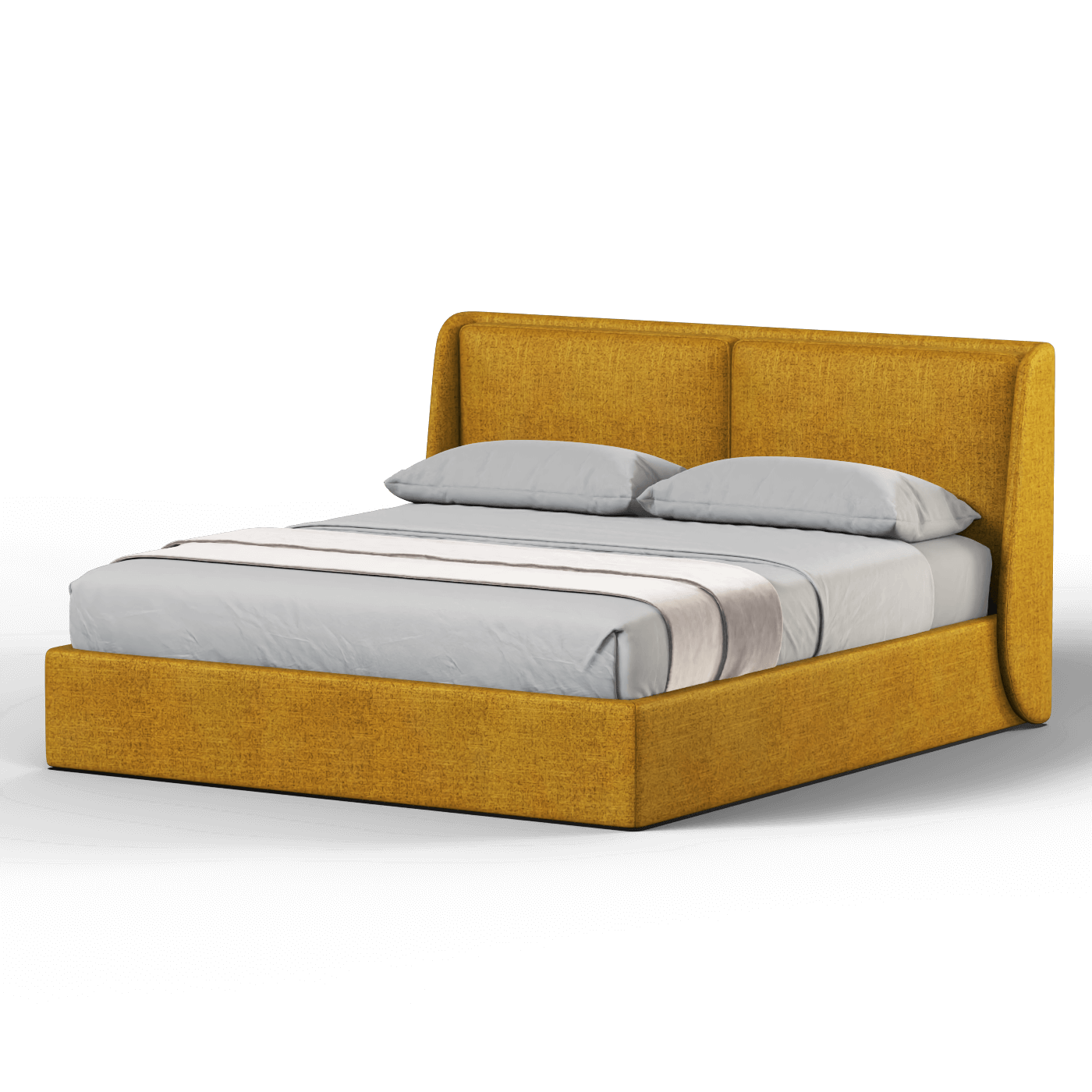 Ruby Upholstered Double Bed in Premium Fabric