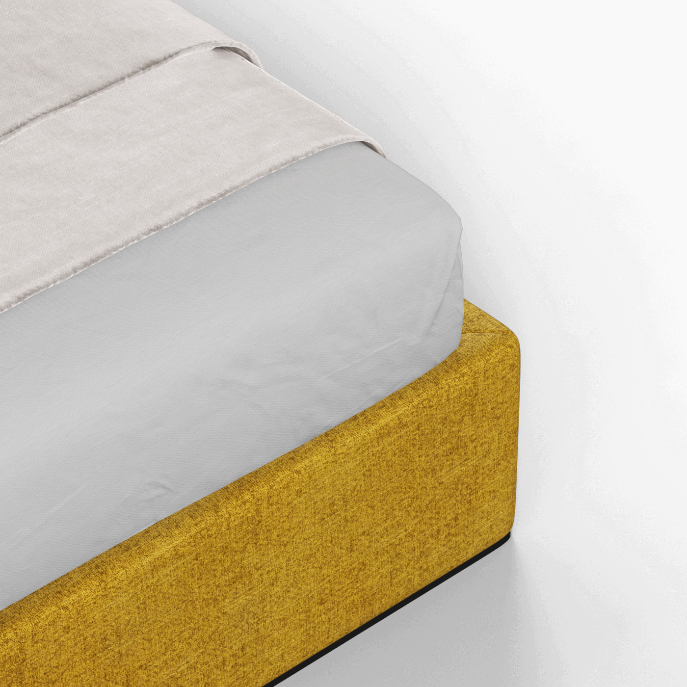 Ruby Upholstered Double Bed in Premium Fabric