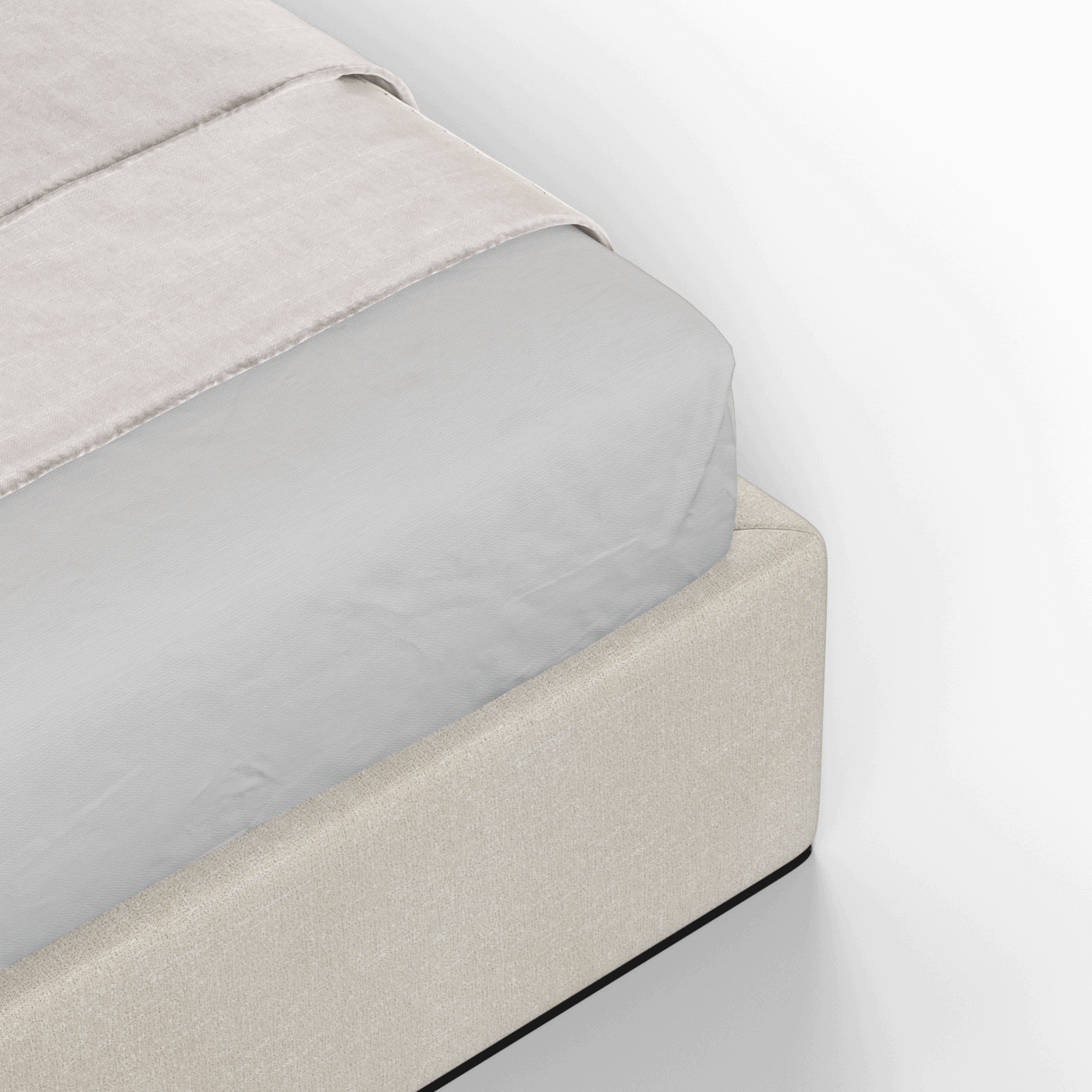 Ruby Upholstered Double Bed in Premium Fabric