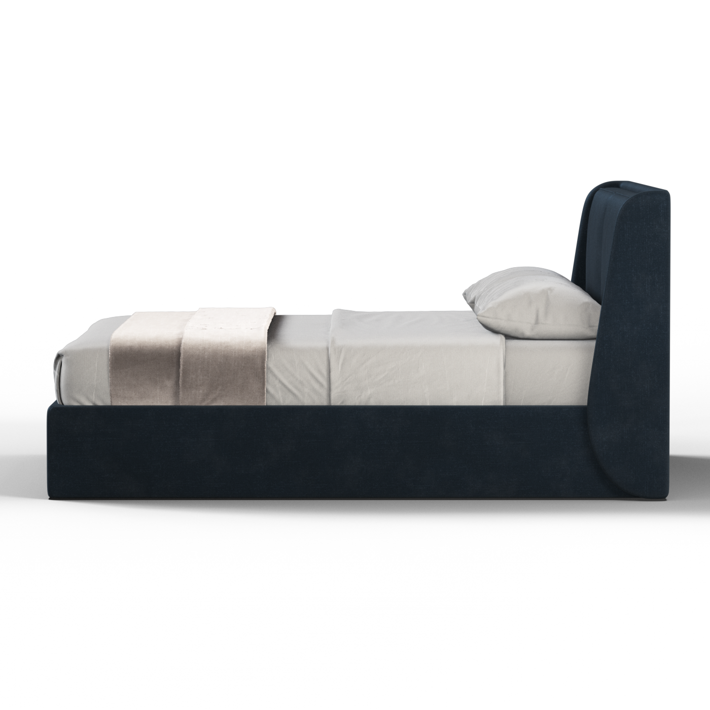 Ruby Upholstered Double Bed in Premium Fabric