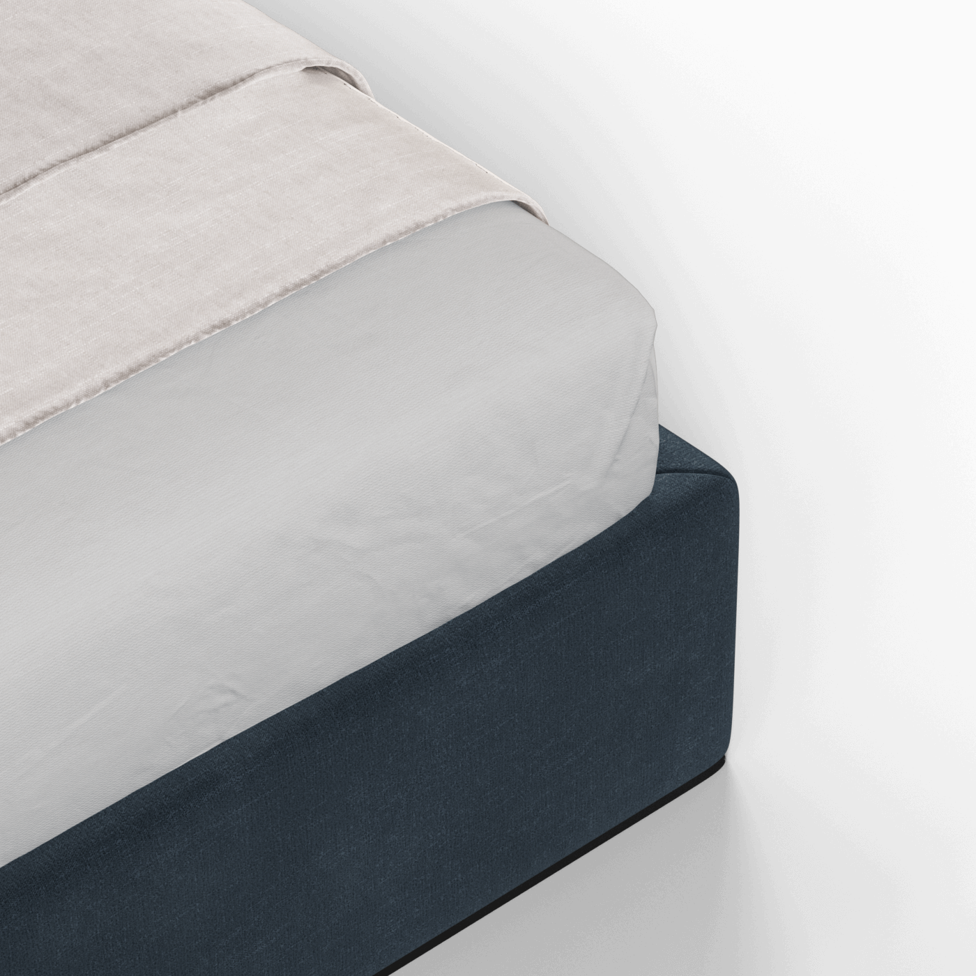 Ruby Upholstered Double Bed in Premium Fabric