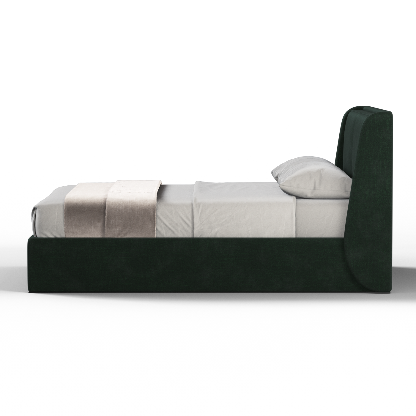 Ruby Upholstered Double Bed in Premium Fabric
