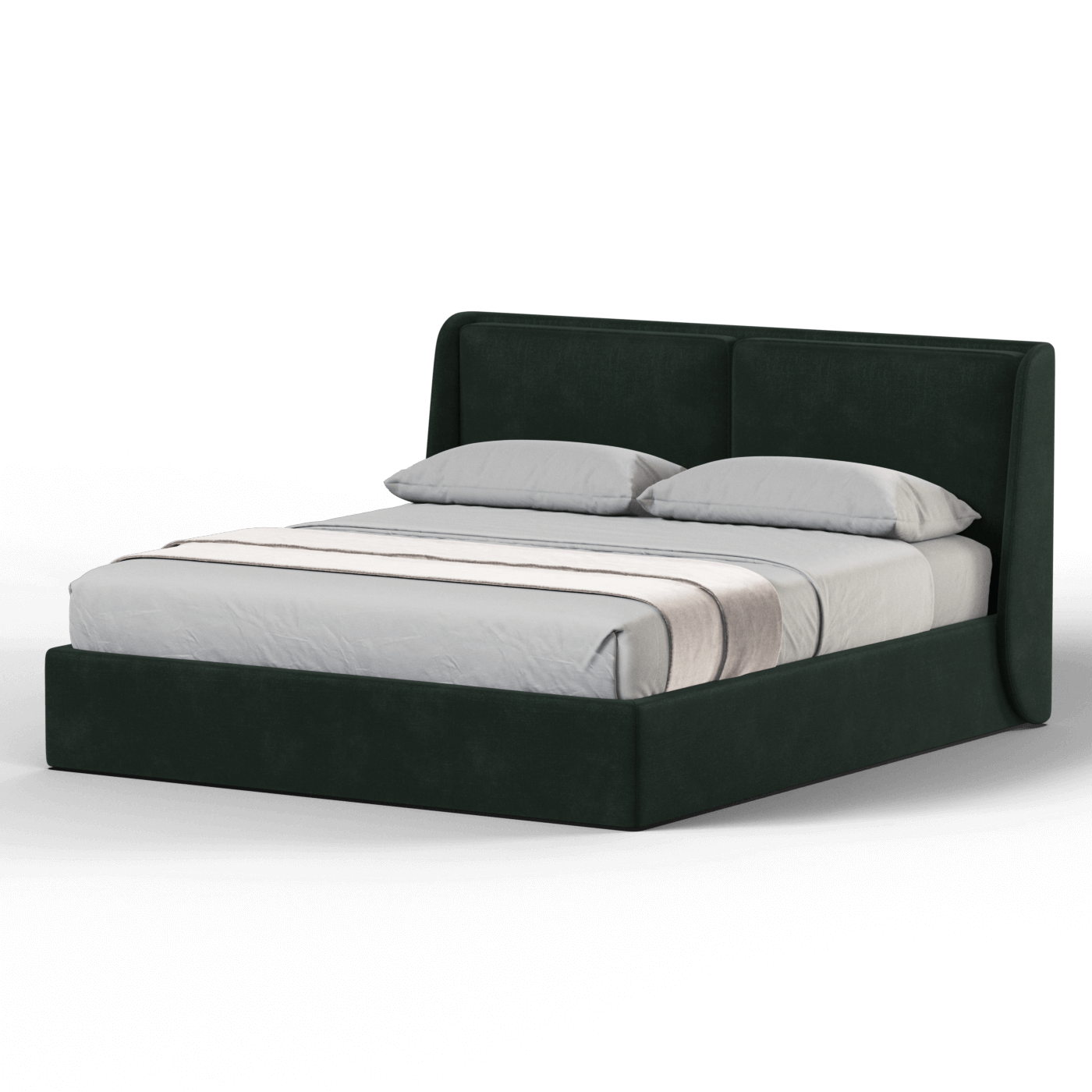 Ruby Upholstered Double Bed in Premium Fabric