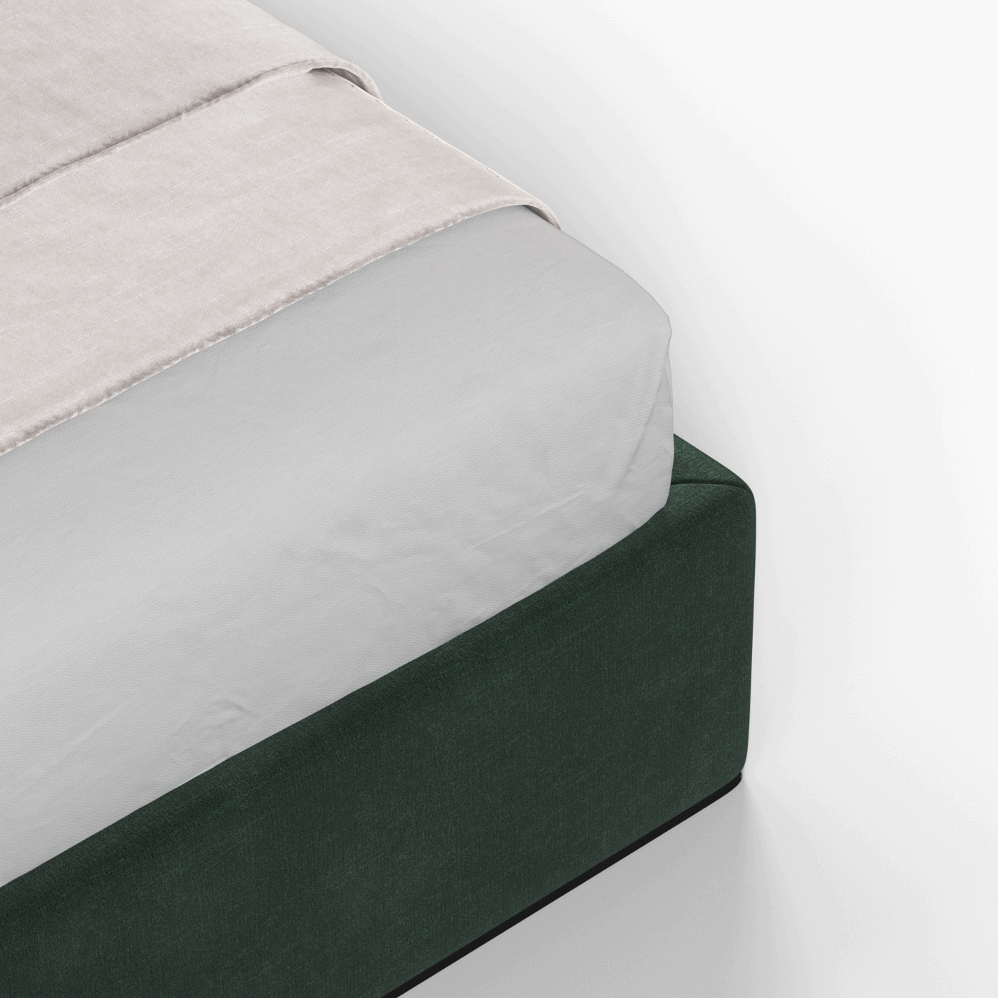 Ruby Upholstered Double Bed in Premium Fabric